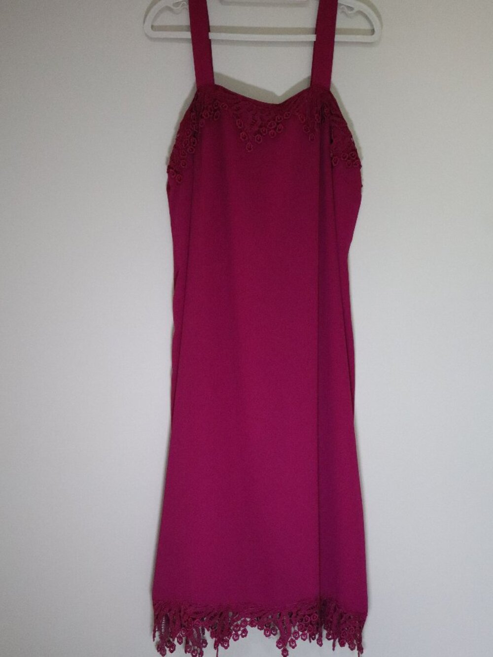 Vintage Bold Pink Size 16 Sleeveless Dress - Picture 2 of 8